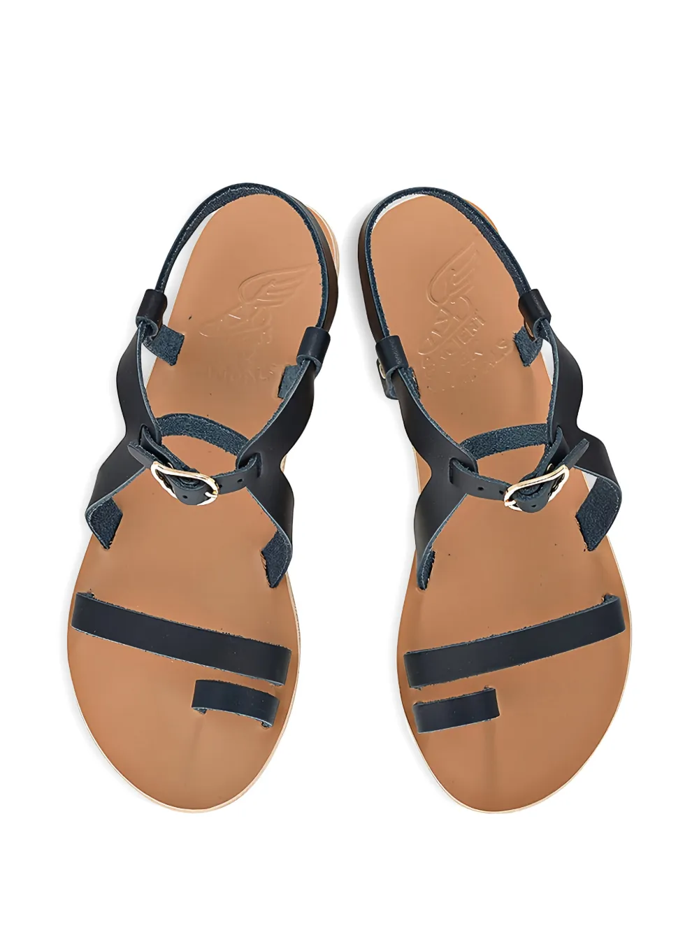  Ancient Greek Sandals Flache 'phoebe' Sandalen   Blau 