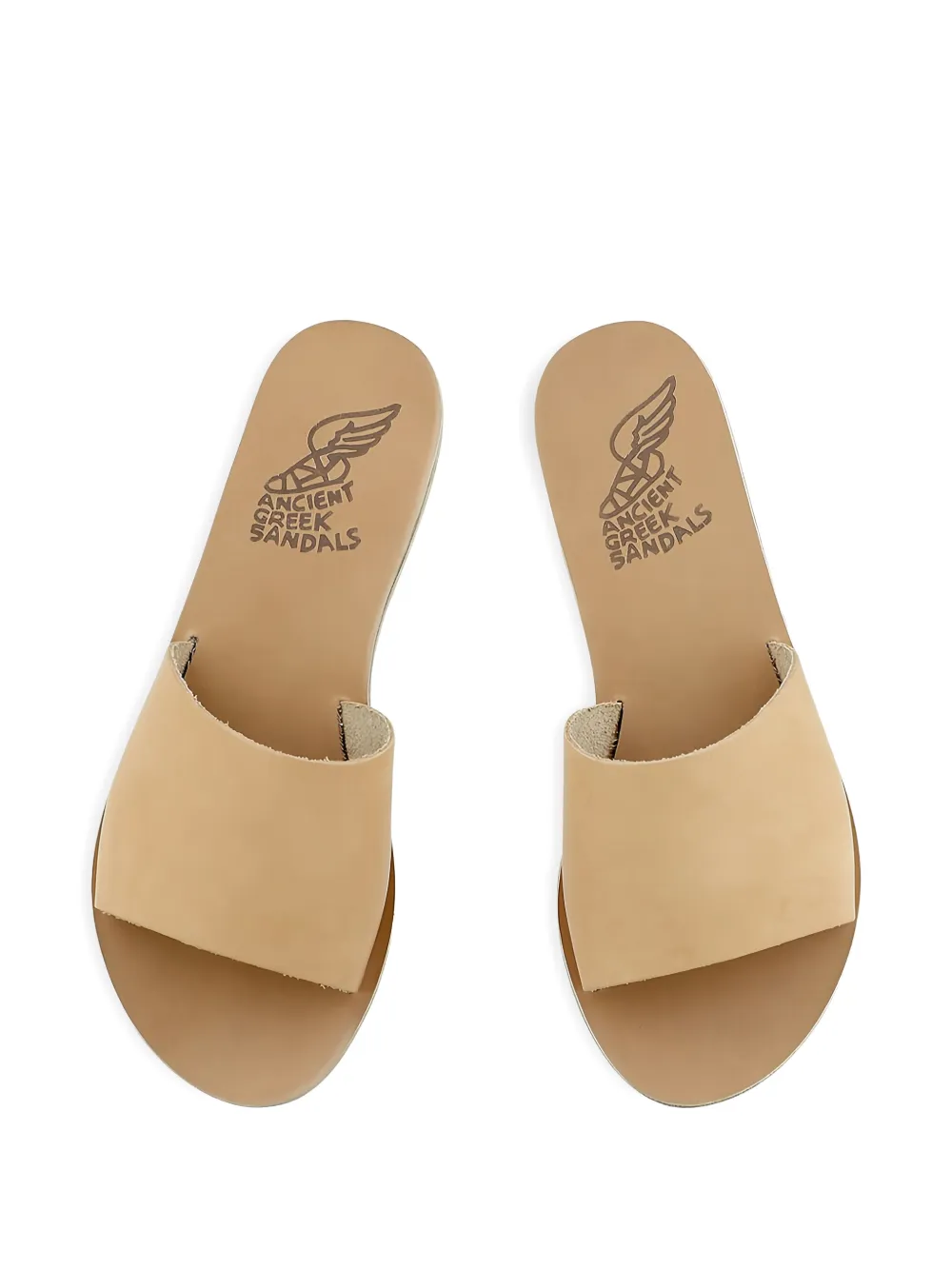  Ancient Greek Sandals Flache 'taygete' Pantoletten   Nude 