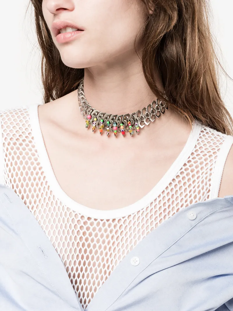 Dannijo beaded 'Kamali' choker