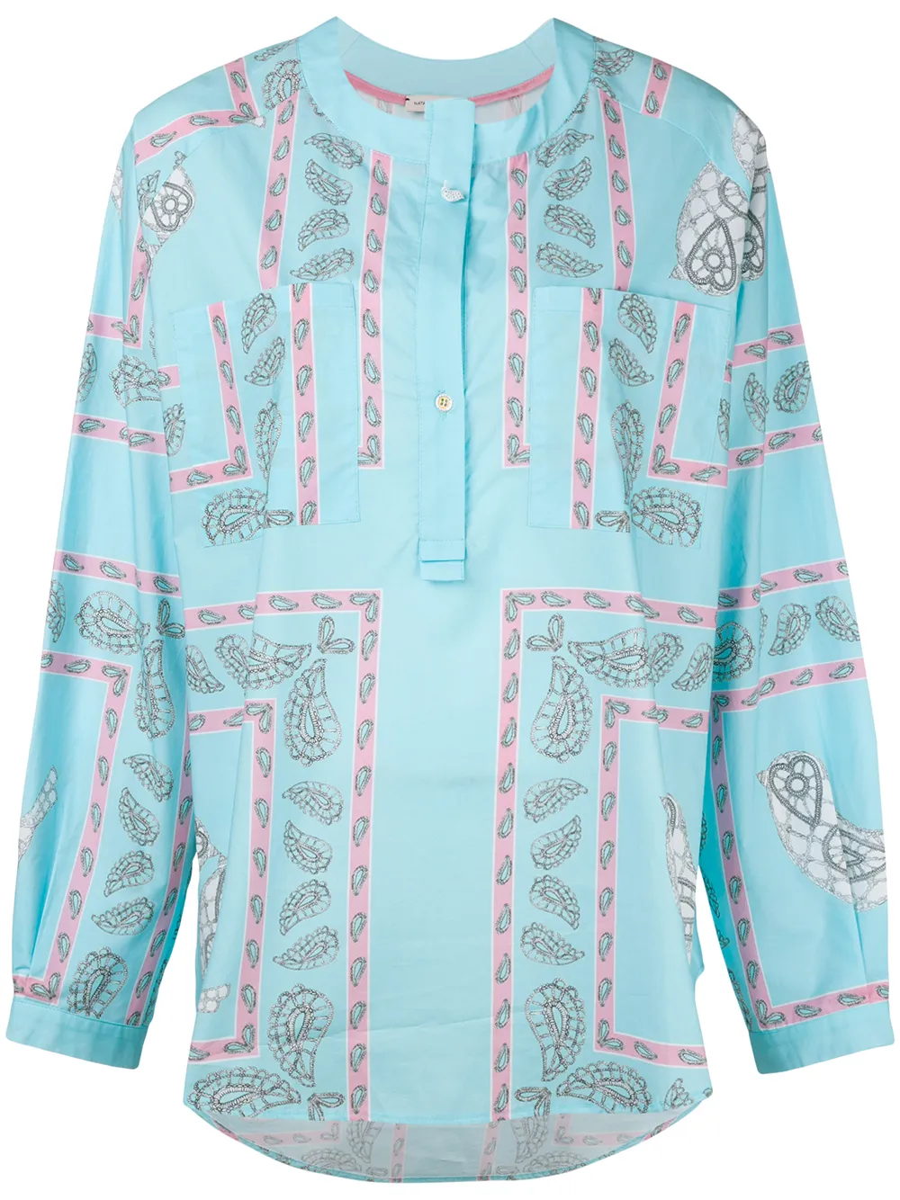 Natasha Zinko Camicia stampata - Blu