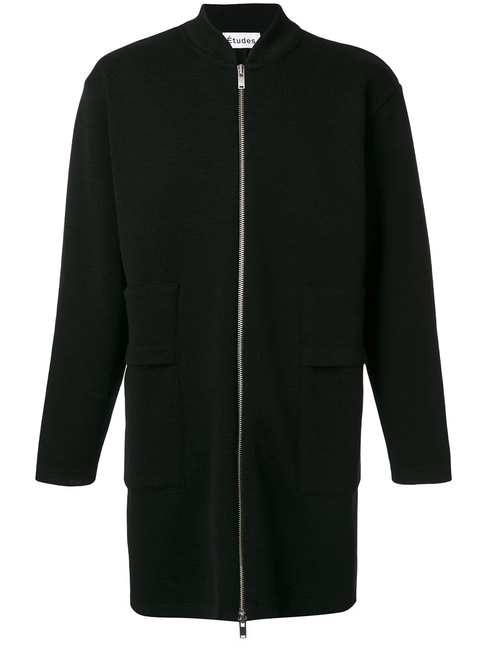Études Studio Cappotto con zip 'Rashad Cola' - Nero
