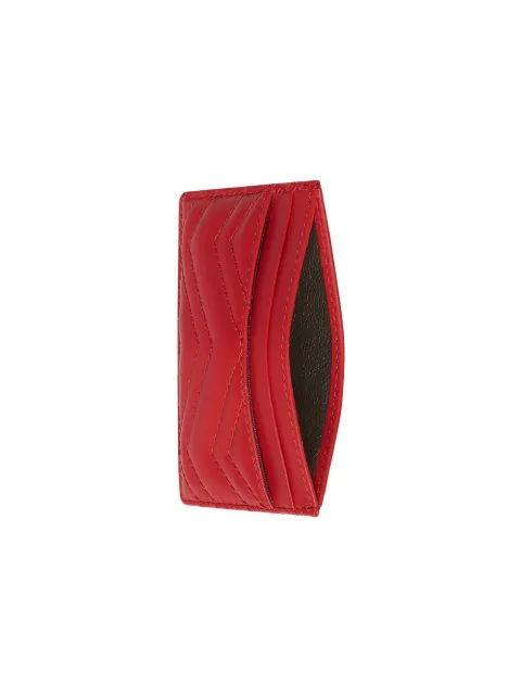 GUCCI GUCCI GG MARMONT CARD CASE - RED