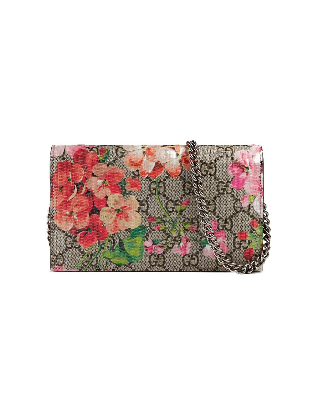 Gucci GG Blooms Supreme chain wallet