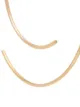 Diane Kordas curved open hoop earrings