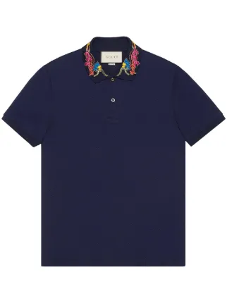 gucci collar polo