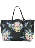 Alexander McQueen floral tote bag - Black