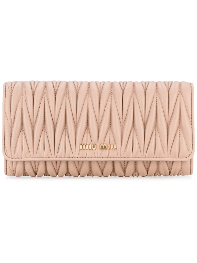 стеганый кошелек Miu Miu