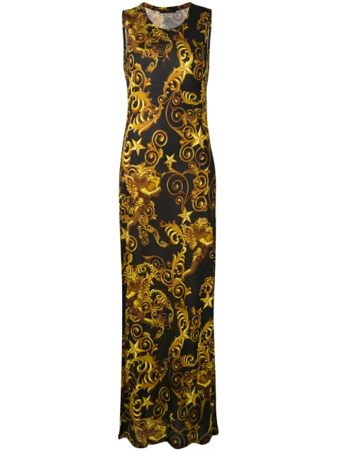 PHILIPP PLEIN PHILIPP PLEIN LANA LONG DRESS - BLACK