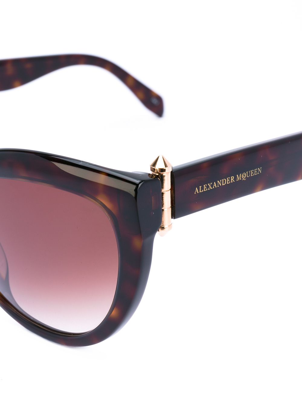 фото Alexander mcqueen eyewear объемные солнцезащитные очки