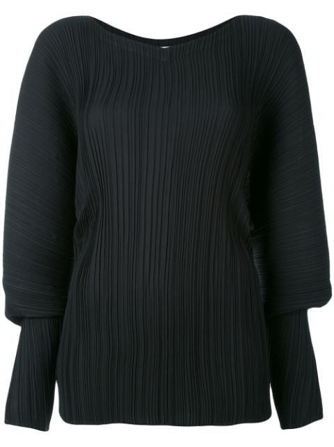 JIL SANDER Pleated Blouse | ModeSens