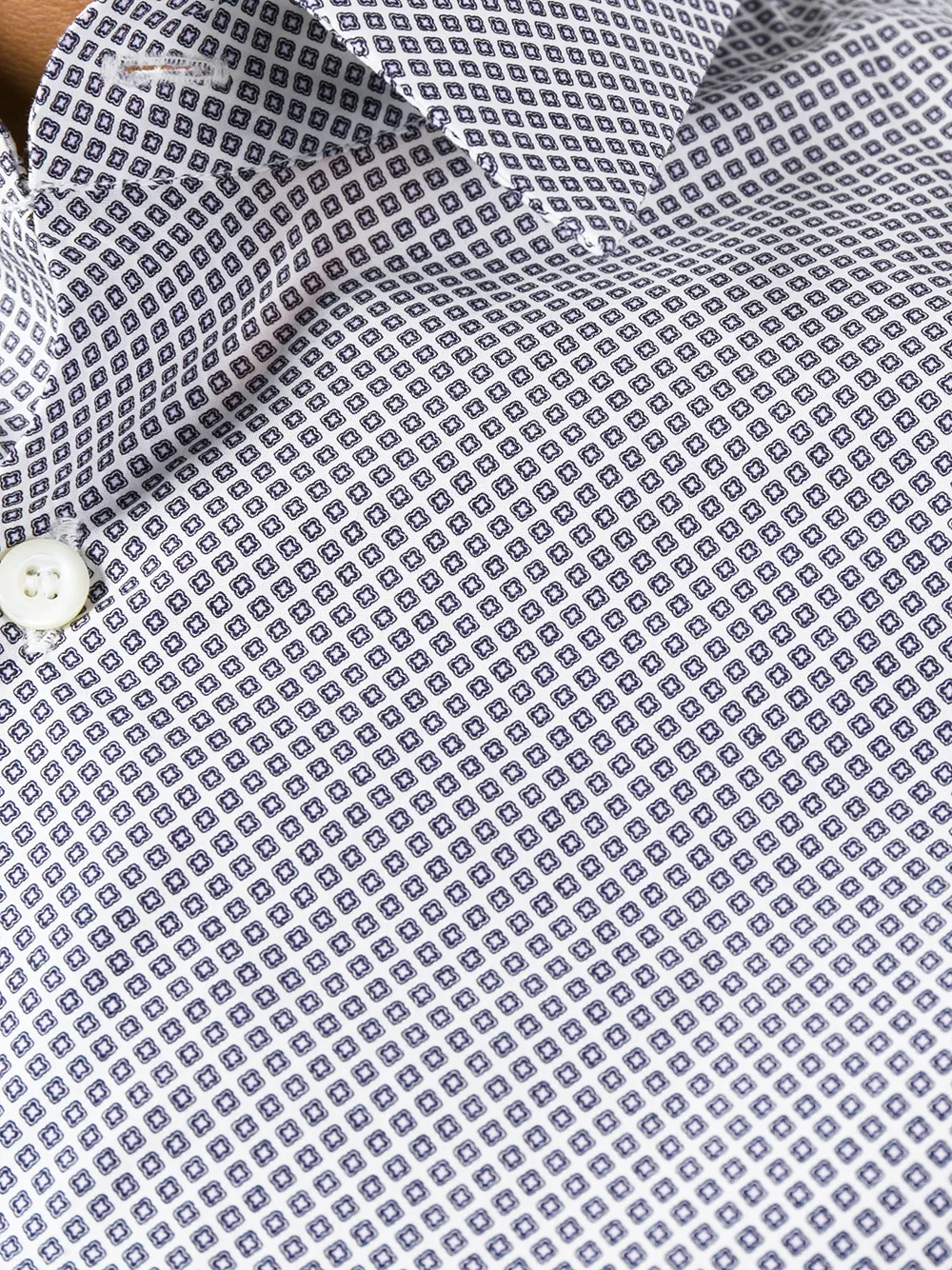 Prada micro design shirt Wit