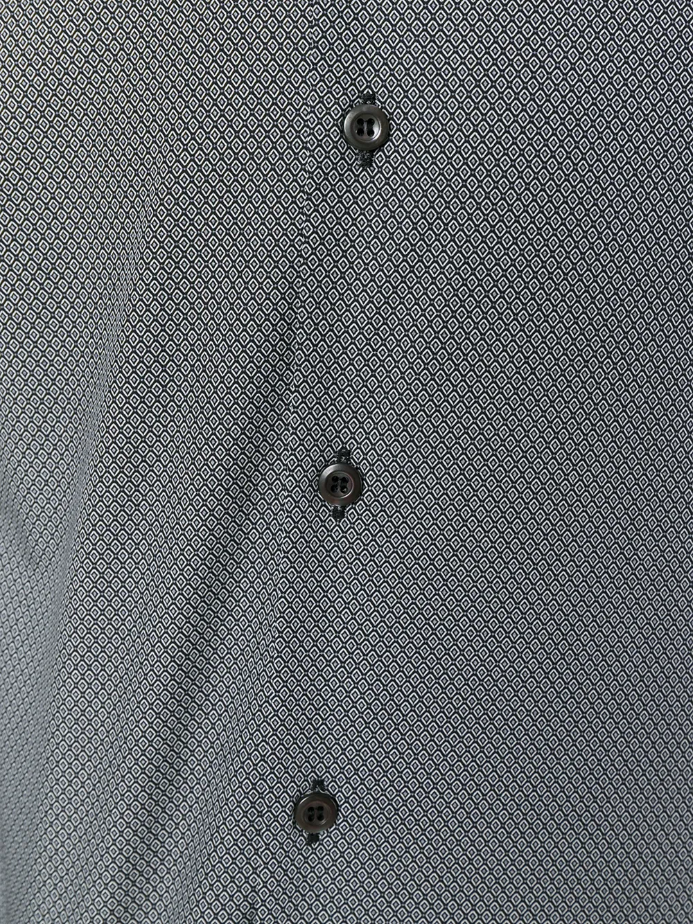 Prada poplin Microfantasia shirt Grijs