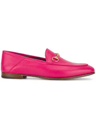 fuchsia pink loafers
