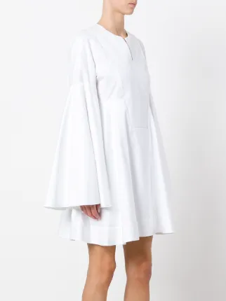 Carven Flared Sleeve Babydoll Dress Farfetch Carven Flared Sleeve Babydoll Dress