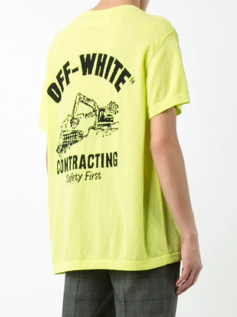 Off-White Construction T-shirt - Farfetch