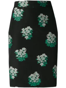 Jupe Crayon Allders Femme – Taille 12 – Carreaux Classiques – Mélange Polyester