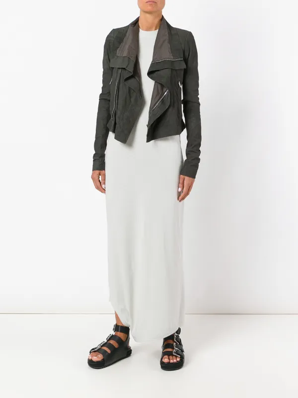 Rick Owens ライダースジャケット | グレー | FARFETCH JP