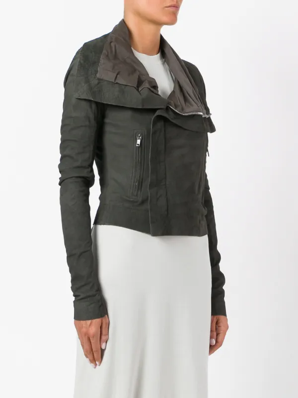 Rick Owens ライダースジャケット | グレー | FARFETCH JP