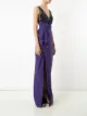 Marchesa Notte Vestido de festa com aplicação