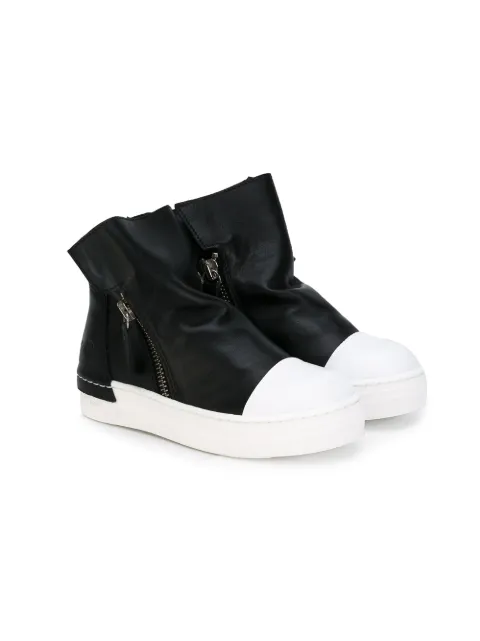 Cinzia Araia Kids zipped detail ankle boots