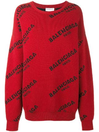 balenciaga all over print hoodie