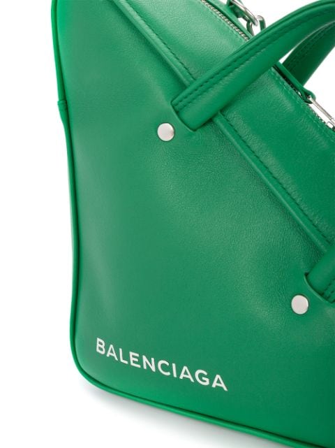 balenciaga triangle bag green