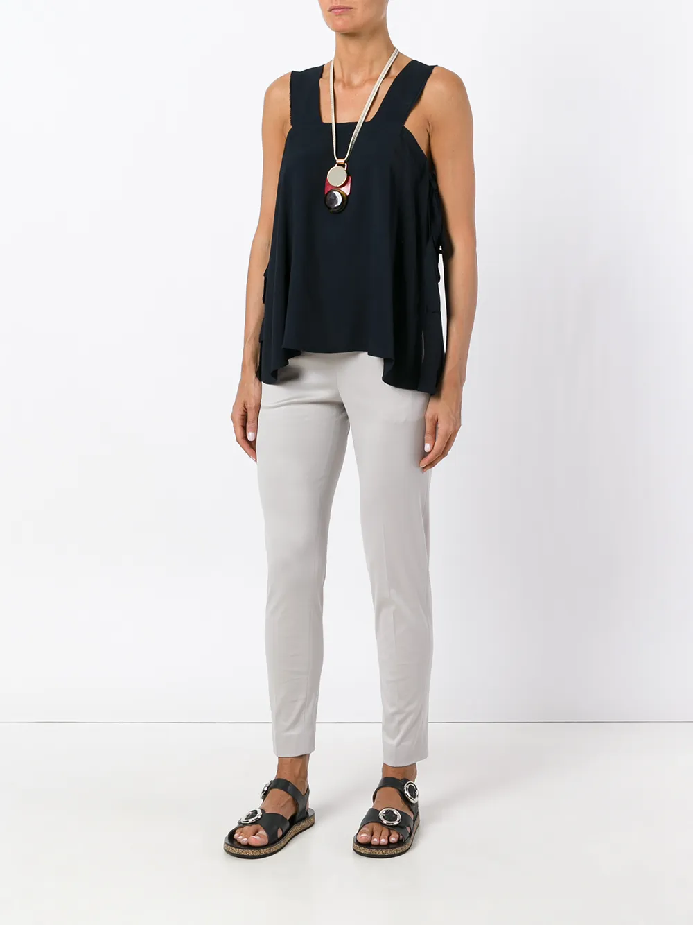 Fabiana Filippi nette broek - Grijs