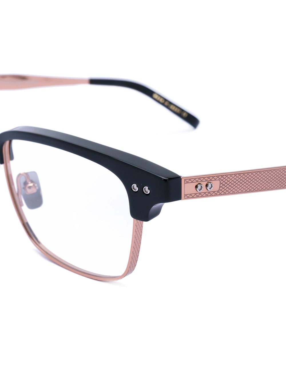 Shop Dita Eyewear Square Glasses Frames In Black