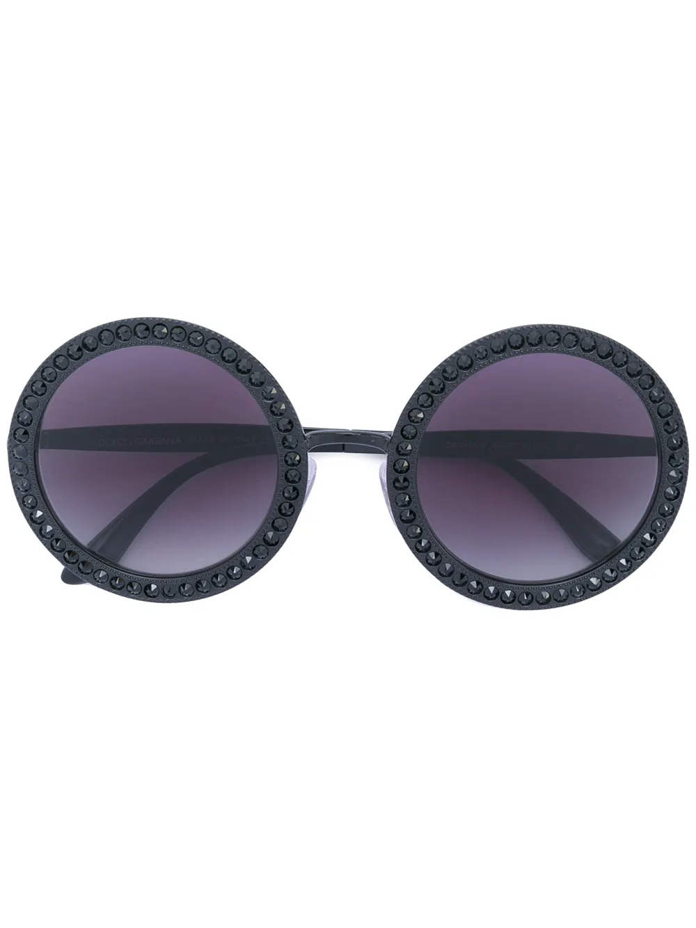 Dolce & Gabbana Eyewear солнцезащитные очки в круглой оправе