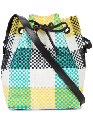 Truss Nyc Check Bucket Bag Farfetch