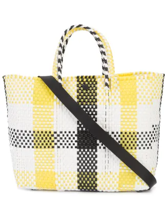 Truss Nyc Check Tote Bag Farfetch Truss Nyc Check Tote Bag