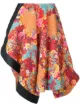 Image 1 of Comme Des Garçons Pre-Owned floral print asymmetric skirt
