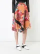 Comme Des Garçons Pre-Owned floral print asymmetric skirt
