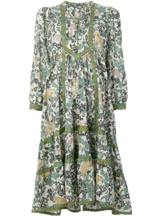 burberry green dress