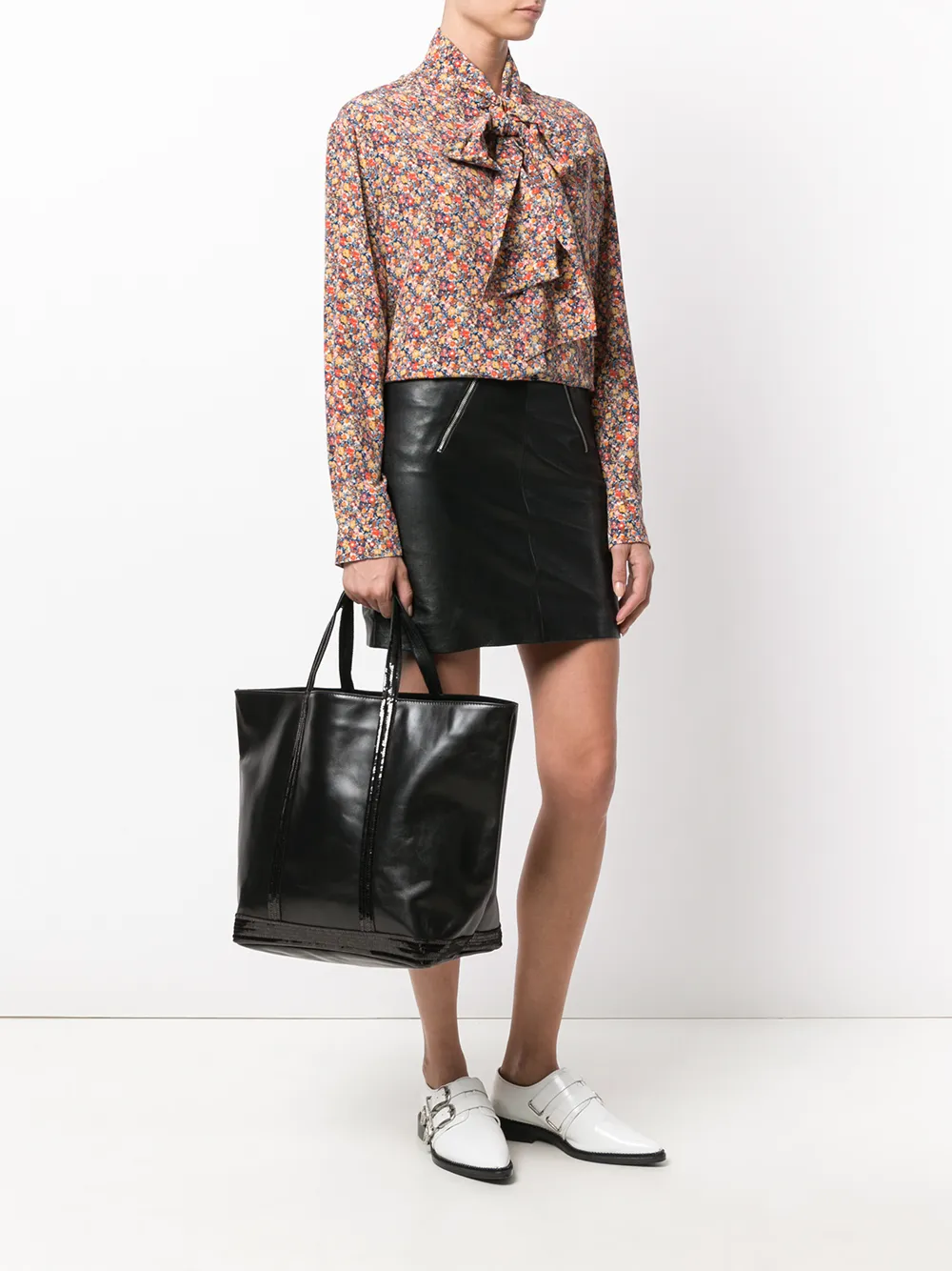 Vanessa Bruno Cabas tote - Zwart