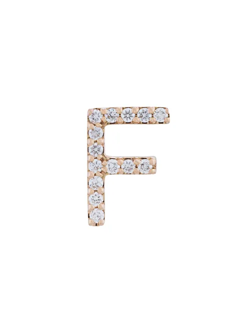 Boucle d'oreille ID en or 18ct et diamants - ALINKA - Modalova
