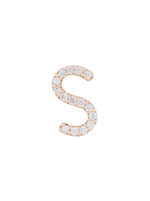 Boucle d'oreille ID en or 18ct et diamants - ALINKA - Modalova