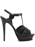 Saint Laurent 150mm Tribute sandals - Black