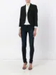 Image 2 of Thom Browne Classic Single Breasted Sport Coat With Grosgrain Tipping In 2 Ply Fresco