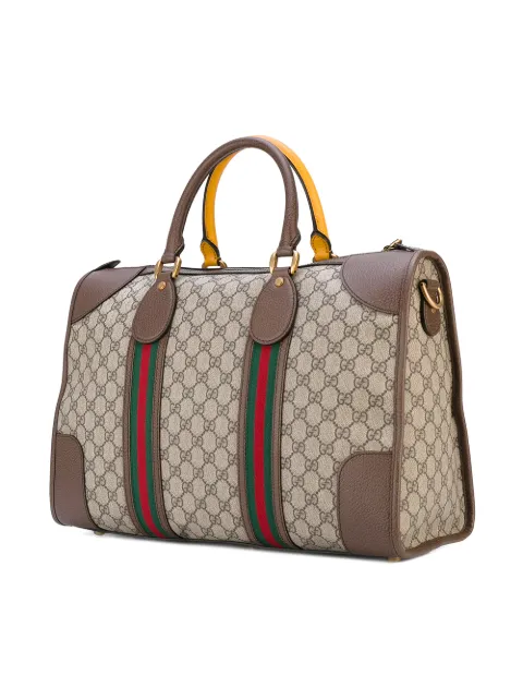 gucci signature leather duffle bag