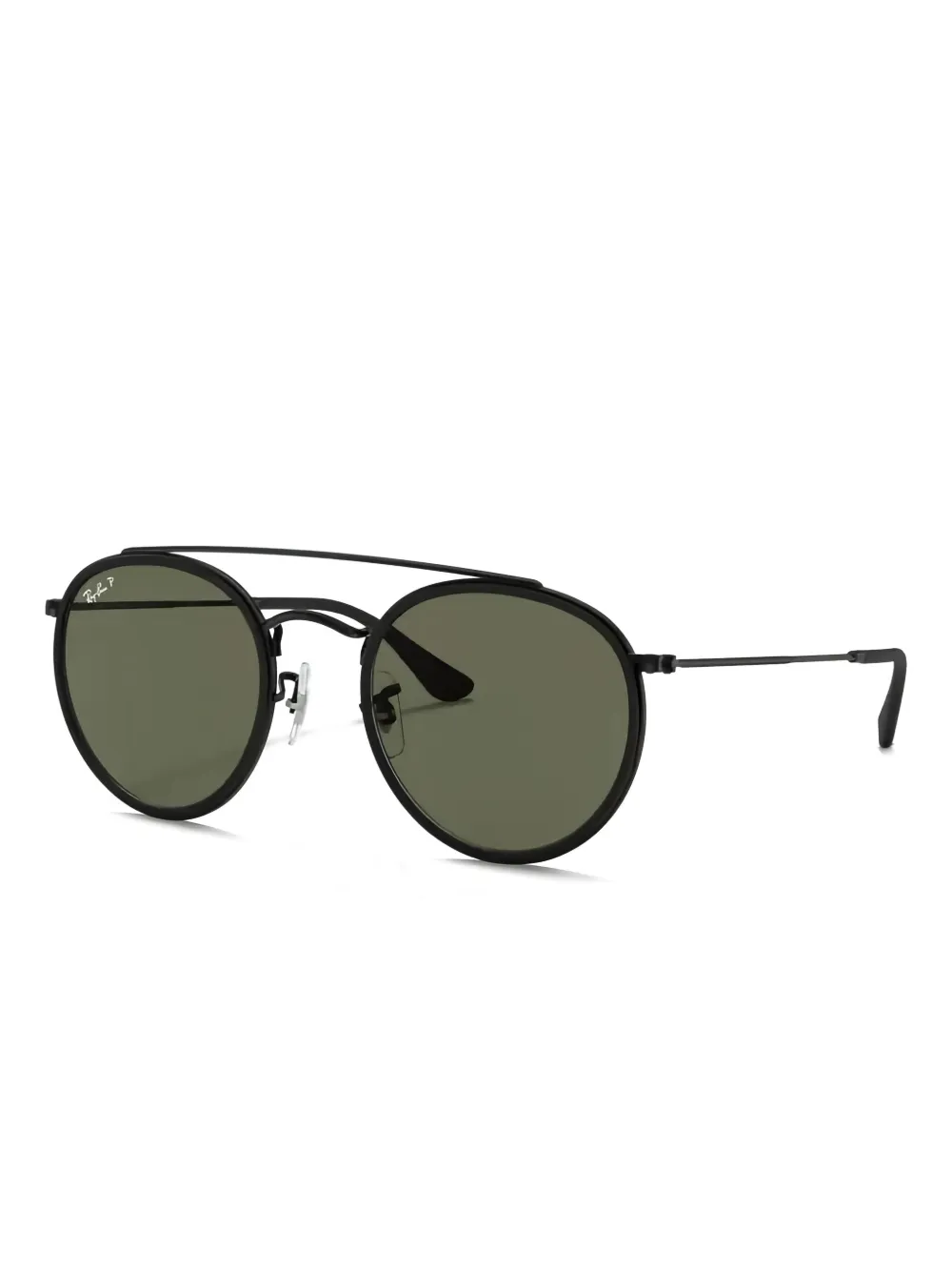 Ray-Ban round frame sunglasses | Black | Image 1