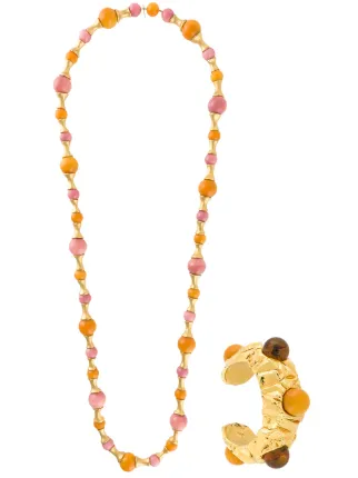 Chanel Vintage Summer 1993 Necklace Set 2 885 Online Chanel Vintage Summer 1993 Necklace Set