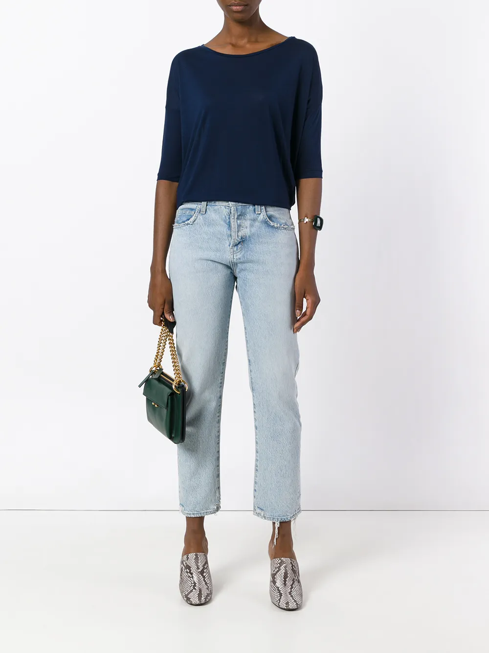  Woolrich Oberteil Mit Lockerer Passform   Blau 