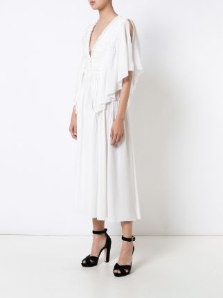 Rochas Pleated Dress - Farfetch