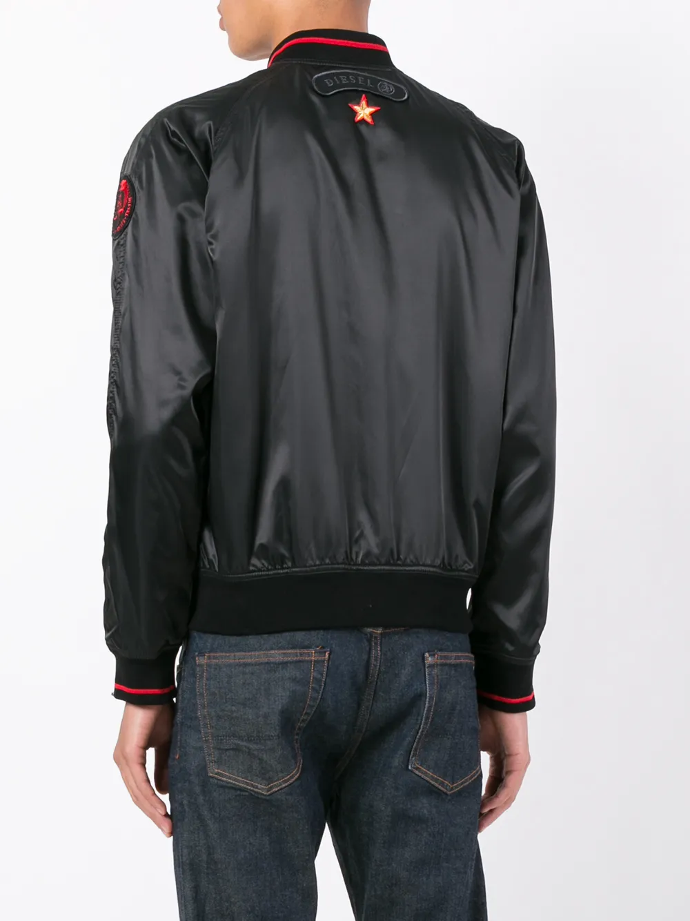 刺绣飞行员夹克