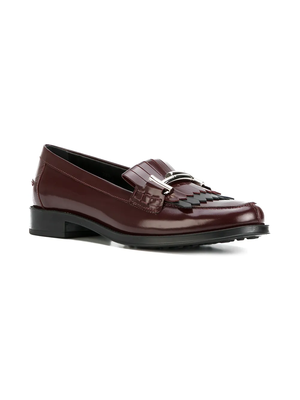 Tod's fringed loafer - Rood