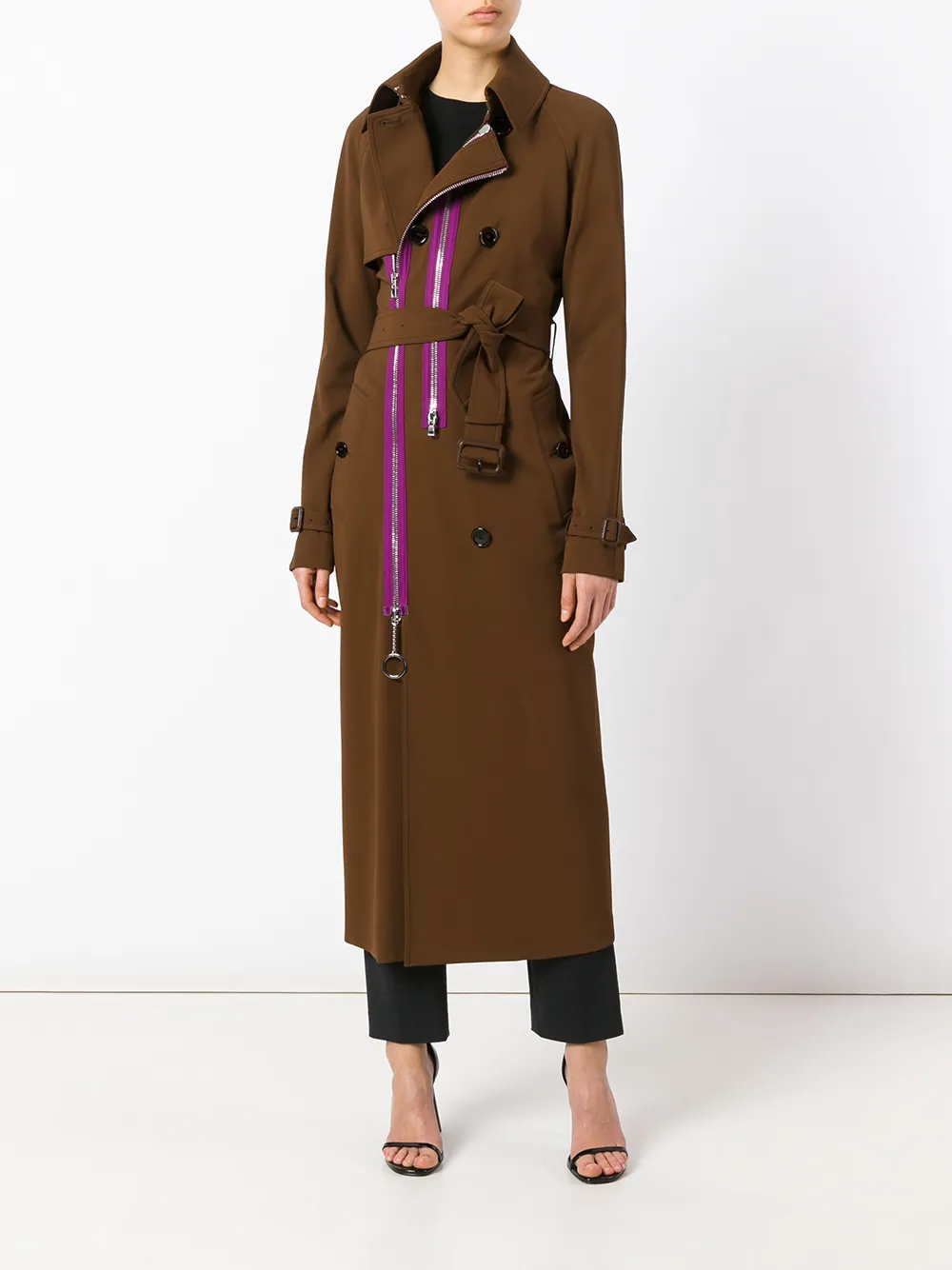 givenchy 饰拉链风衣