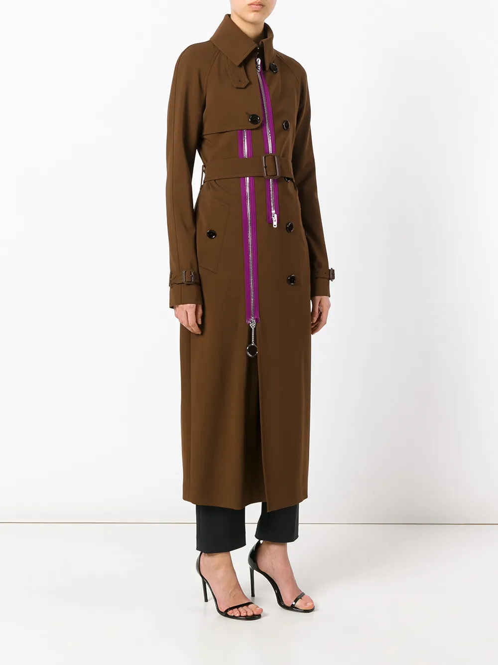 givenchy 饰拉链风衣