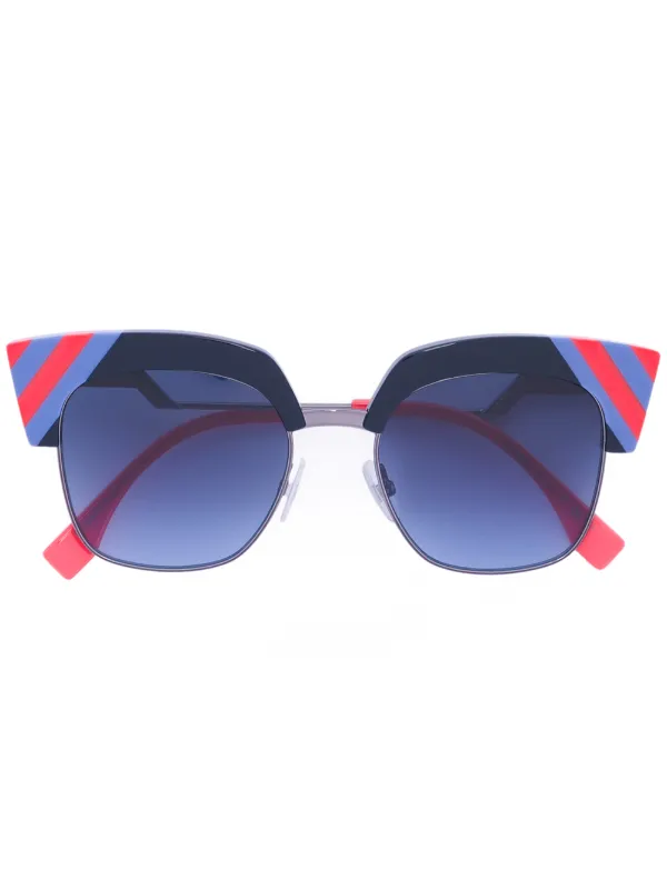 Fendi Eyewear Lunettes De Soleil Waves Farfetch Fendi Eyewear Lunettes De Soleil Waves Farfetch