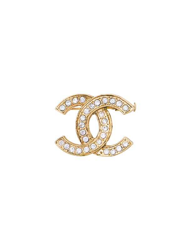 Chanel Pre Owned Spilla Cc Farfetch